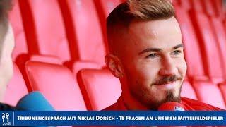 Tribünengespräch mit Niklas Dorsch – 18 Fragen an unseren Mittelfeldspieler