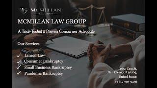 McMillan Law Group — Bankruptcy Attorney San Diego CA