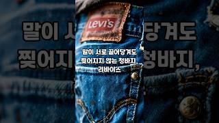 말이 서로 끌어당겨도 찢어지지 않는 튼튼한 청바지, 광부들의 작업복 리바이스의 역사와 변천사 #지식정보 #상식 #Levis #청바지 #패션 #의류 #청바지브랜드 #shorts