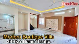 4cent Architect Designed Modern 3BHK House with Home Theatre  | Epi-1052