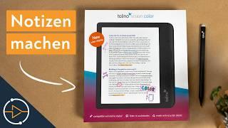 Tolino Vision Color - Was kann der Farb E-Reader mit Stylus?