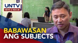 DepEd, babawasan ang subjects at gagawing simple ang SHS curriculum sa SY 2025-2026