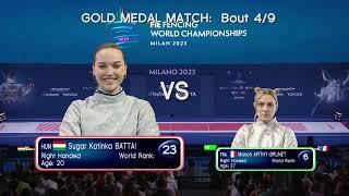 Milano 2023 Womens Sabre P1 HUNGARY HUN vs FRANCE FRA