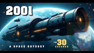 2001 A Space Odyssey in 30 Seconds #MovieSummary #FilmExplanation #2001