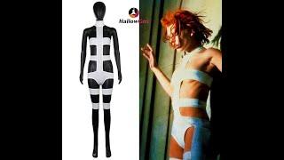 Hallowcos The Fifth 5th Element Leeloo Bandages Cosplay Costume