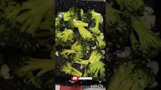 Butter Garlic Broccoli Stir Fry Recipe #shorts #healthy