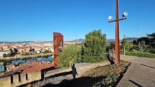 Miranda de Ebro: Castle Hill and Botanical Garden,  Spain: Day 17 of cycling Portugal to Germany