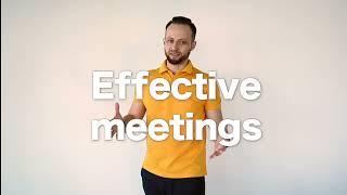 Five Simple Rules of Effective meeting (Scrum free online course Trailer 1)