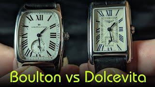 Longines Dolcevita vs Hamilton Boulton - Tank Style Dress Watches!