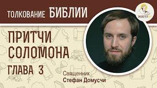 Притчи Соломона. Глава 3. Священник Стефан Домусчи. Библия