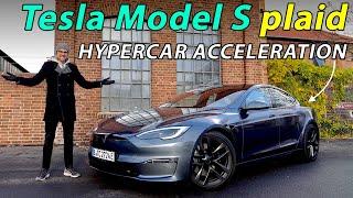 Tesla Model S plaid REVIEW with Autobahn (2023) - the hypercar from stock!  