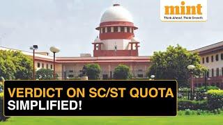 Supreme Court Verdict on Reservation Explained In 7 Minutes