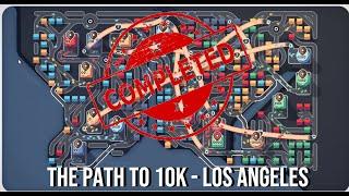 Only 500 People Have Done This Before -  Los Angeles Playthrough + Discussion - Mini Motorways