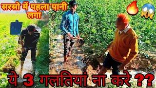 सरसो में लगाते हुऐ हुआ बुरा हाल|| 2023 Rabbu Vlogs ||