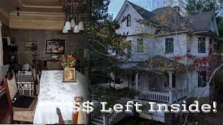 Incredible ABANDONED Victorian MANSION With EVERYTHING Left Behind | $MILLIONS Left Inside