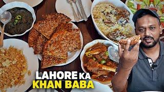 LAHORE | BEST QEEMAY WALAY NAAN | BUN PLUSTER | KHAN BABA RESTAURANT | HUGE MENU | Street Food PK