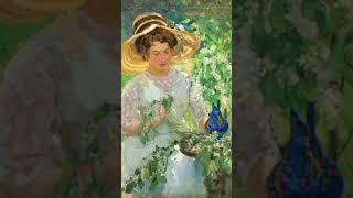 Картины художников с черёмухой #художник #art #картина