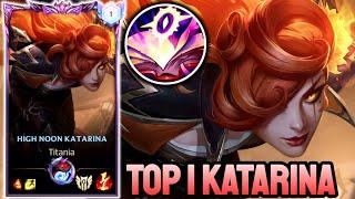 WILD RIFT KATARINA - TOP 1 KATARINA GAMEPLAY - MASTER RANKED