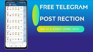 Telegram Rection || How To Get Telegram Free Reaction || True12G