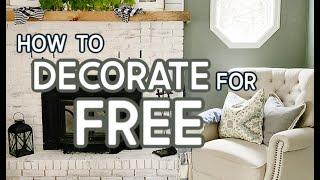 Decorate your house for FREE! I'm showing you how...