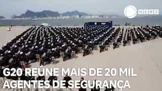 G20 reúne mais de 25 mil agentes de segurança no Rio de Janeiro