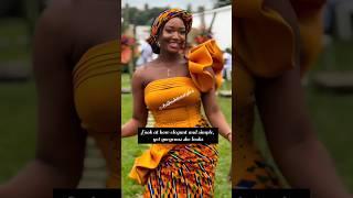 Lovely Bride Dancing At Her  Traditional Marriage #beautiful #viral #trending #wedding #kente