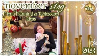 NEW November Vlog | Aldi Seasonal Goodies & Haul | Menu Planning & Tablescape Ideas