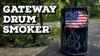 Is This The Best Smoker Of 2022?? | Gateway Drum Smoker Review And Burn Off