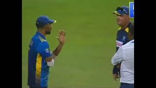 Dasun Shanaka And mickey arthur angry