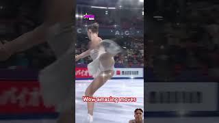 Wow amazing moves #love #figureskating #dance #iceskating #amazing #viralvideo #video #viralshorts
