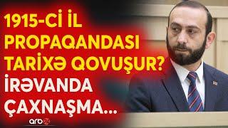 SON DƏQİQƏ! Mirzoyan İrəvanda ajiotaj yaratdı: 109 illik erməni yalanı nəhayət sonlanır? - CANLI