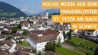 Frühmesse aus dem Frauenkloster St. Peter am Bach in Schwyz (katholischer Gottesdienst) - 12.03.2025