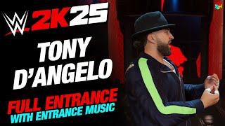 TONY D'ANGELO WWE 2K25 ENTRANCE - #WWE2K25 TONY D'ANGELO NXT ENTRANCE WITH MUSIC