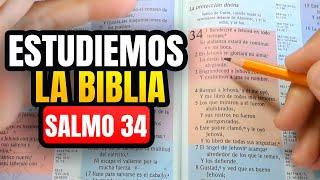 Cómo ESTUDIAR la BIBLIA correctamente Salmo 34