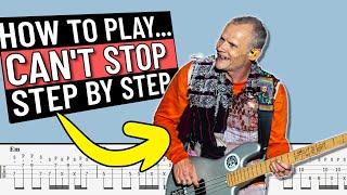 Can't Stop - RHCP Bass Guitar Lesson (with TAB)