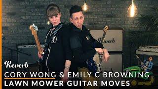 Vulfpeck's Cory Wong: Lawn Mower Guitar Moves w/ Emily C Browning | Reverb