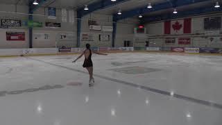 Larissa Kelly - Novice Women Short Program - 2017 Canmore Fall Invitational