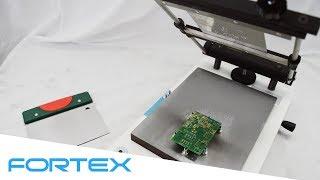 SMT PCB Manual Precision Solder Paste Stencil Printer | Fortex