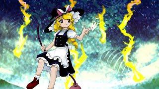 Touhou Juuouen ~ Unfinished Dream of All Living Ghost 1.10с - Marisa [Speedrun 10:40]