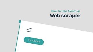 How to use the point and click no-code web scraper in Axiom.ai