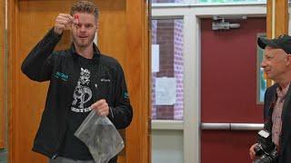 Former Billings Highland Elementary schooler reminisces during time capsule unveiling