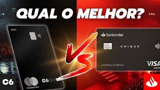 Cartão UNIQUE ou C6 BLACK? Qual o melhor cartão de crédito? Santander ou C6 Bank | Joselito Macedo