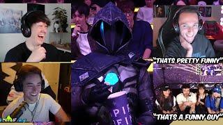 Valorant Streamers & Pros React to Funny Omen Cosplayer Eating Pop-corn In VCT