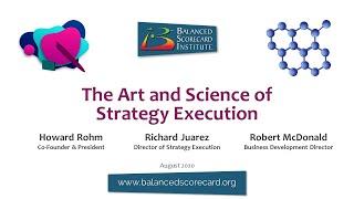 The Art and Science of Strategy Execution