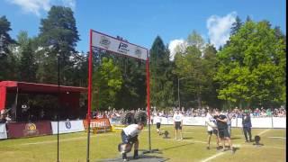 Mindaugas Jaras 25 kg barrel throw 4.6 m