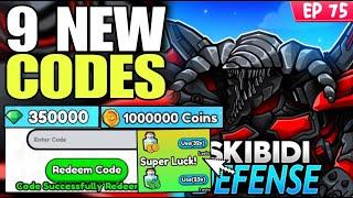 *NEW UPDATE* ROBLOX SKIBIDI TOWER DEFENSE CODES | SKIBIDI TOWER DEFENSE CODES