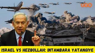 HEZBOLLAH YASUTSE IBISASU 300 MURI ISRAEL|INDEGE 100 ZIRI HEJURU YA LIBAN|INTAMBARA YERUYE YATANGIYE