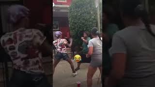 They was testing Big Cuz gangsta! #Big D #fighter #hoodfights #funnyvideo #fyp #viral #funny