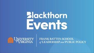Blackthorn Events Success Story - UVA Frank Batten School of Leadership and Public Policy