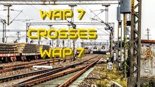 High Speed Crossing | NARSAPUR to NAGARSOL EXPRESS | LATE RUNNING KRISHNA EXPRESS | SCR RAILWAYS |